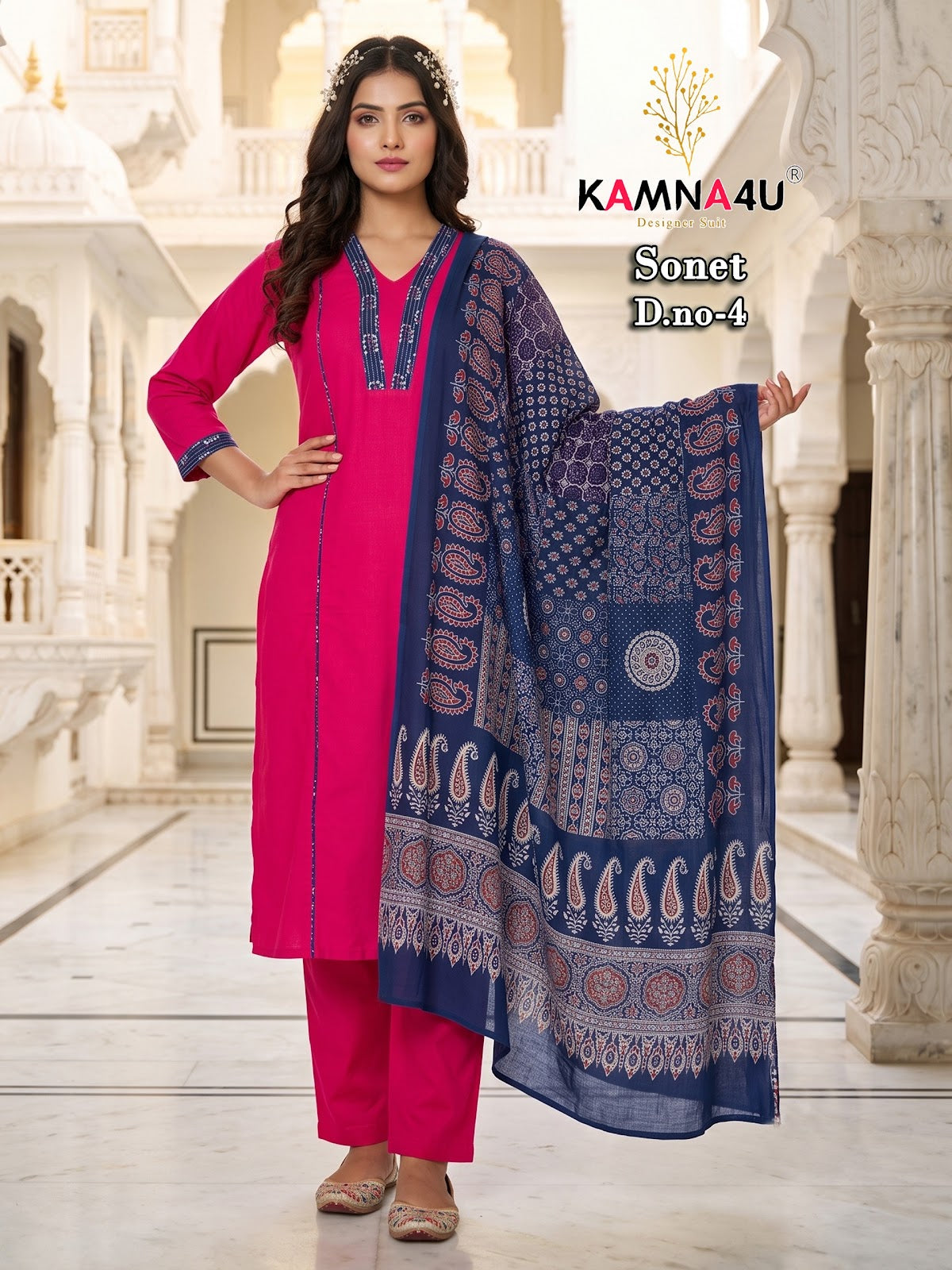 Sonet Kamna4U Readymade Pant Style Suits Manufacturer Ahmedabad