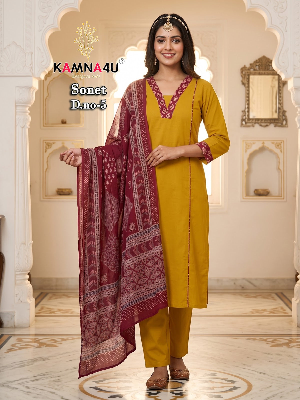 Sonet Kamna4U Readymade Pant Style Suits Manufacturer Ahmedabad