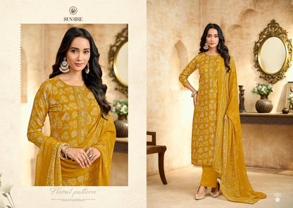 Soni Kudi Plus Sunrise Slub Cotton Pant Style Suits Exporter Ahmedabad