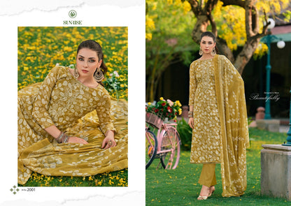 Soni Kudi Plus Vol 2 Sunrise Slub Cotton Pant Style Suits Wholesale Rate
