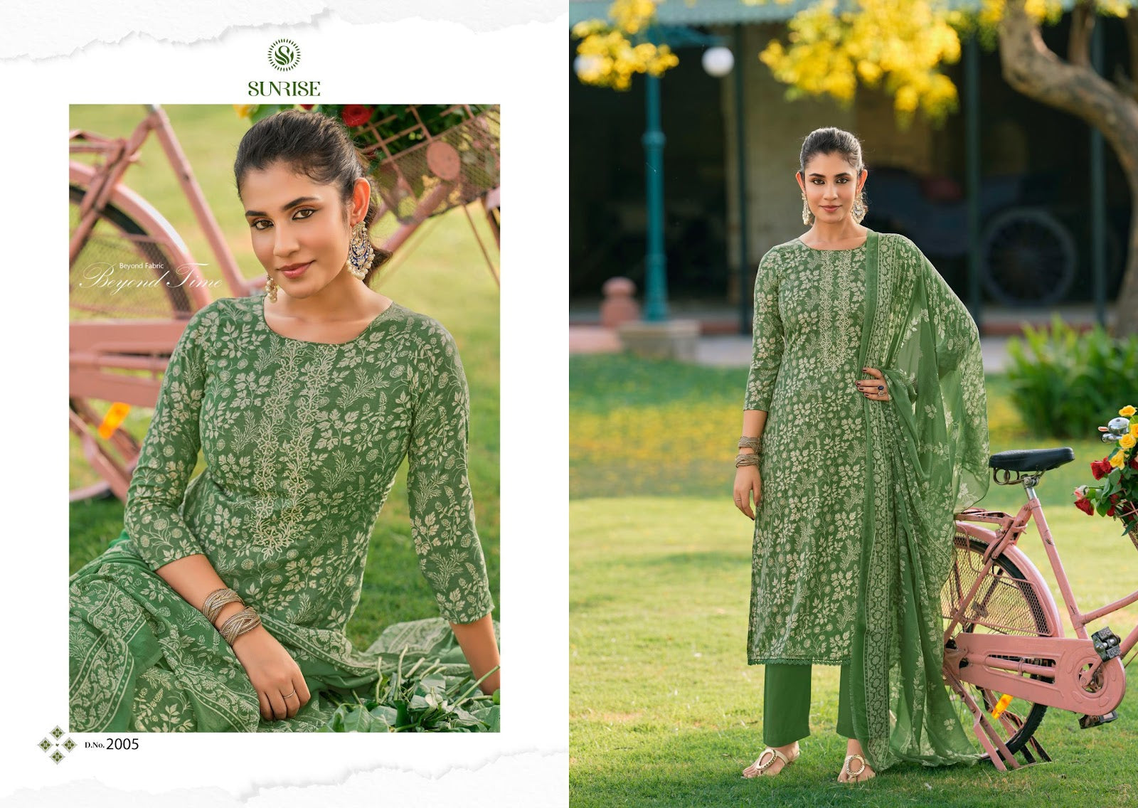 Soni Kudi Plus Vol 2 Sunrise Slub Cotton Pant Style Suits Wholesale Rate