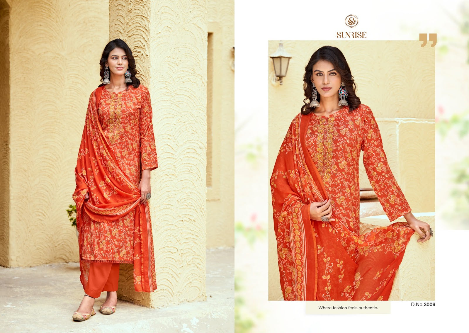 Soni Kudi Plus Vol 3 Sunrise Slub Cotton Pant Style Suits Manufacturer Gujarat