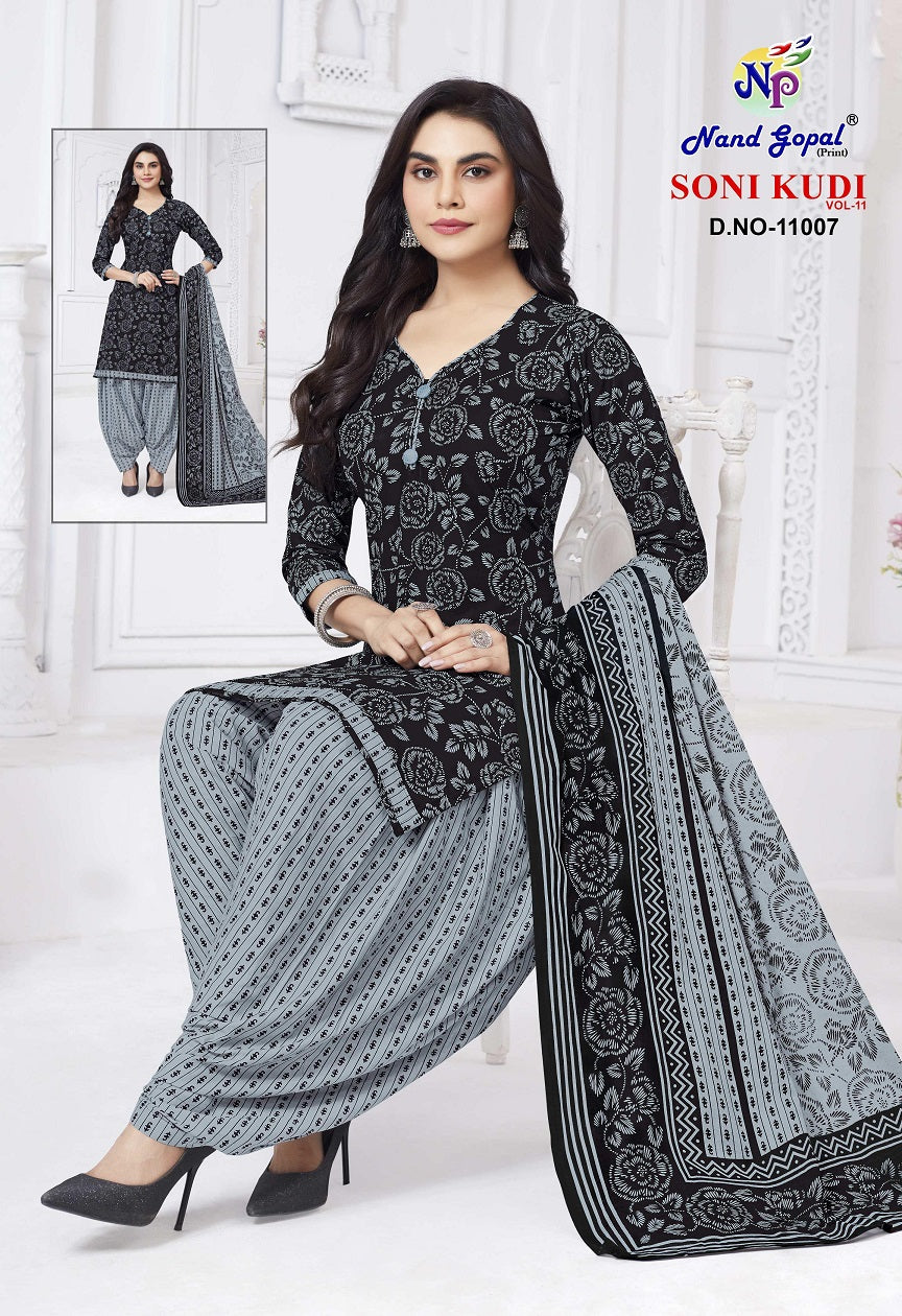Soni Kudi Vol 11 Nandgopal Cotton Dress Material Wholesale Price