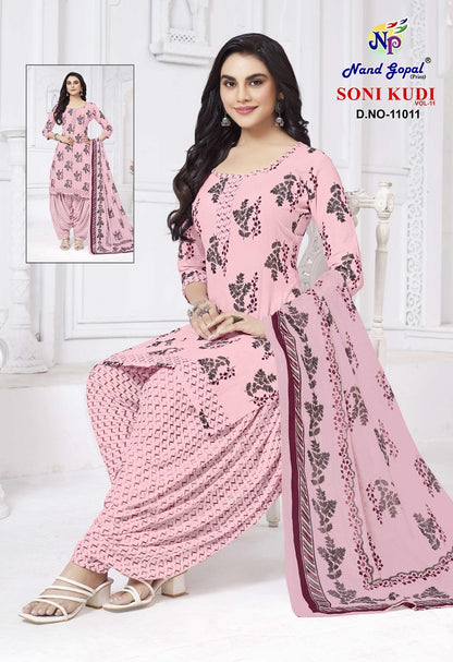 Soni Kudi Vol 11 Nandgopal Cotton Dress Material Wholesale Price