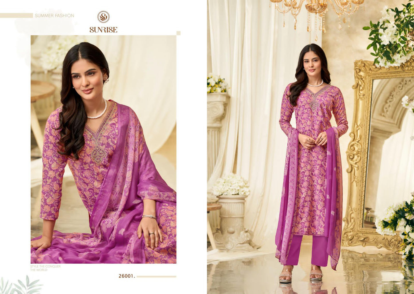 Soni Kudi Vol 26 Sunrise Slub Cotton Pant Style Suits Supplier India