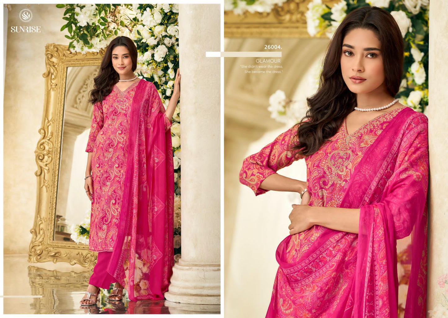 Soni Kudi Vol 26 Sunrise Slub Cotton Pant Style Suits Supplier India