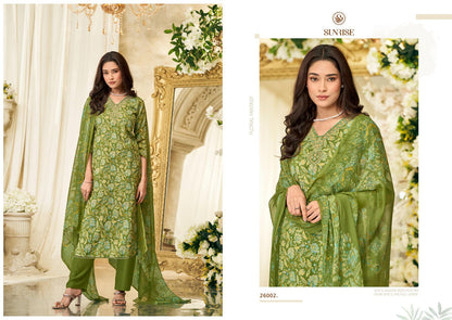 Soni Kudi Vol 26 Sunrise Slub Cotton Pant Style Suits Supplier India