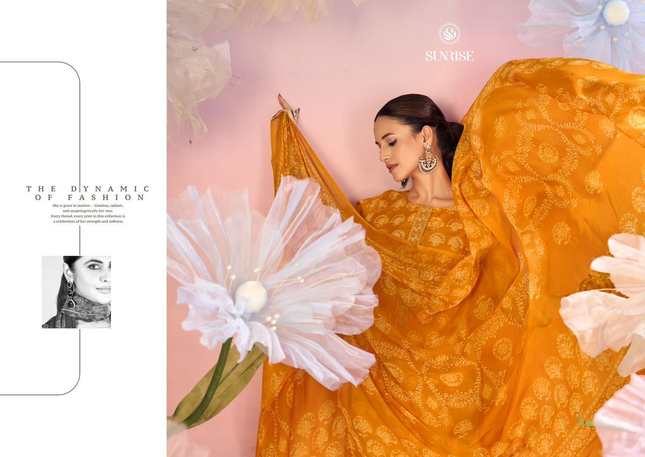 Soni Kudi Vol 27 Sunrise Slub Cotton Pant Style Suits Supplier India