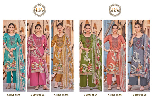 Soni Saloni Harshit Fashion Zam Cotton Karachi Salwar Suits Supplier Ahmedabad