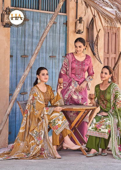 Soni Saloni Harshit Fashion Zam Cotton Karachi Salwar Suits Supplier Ahmedabad