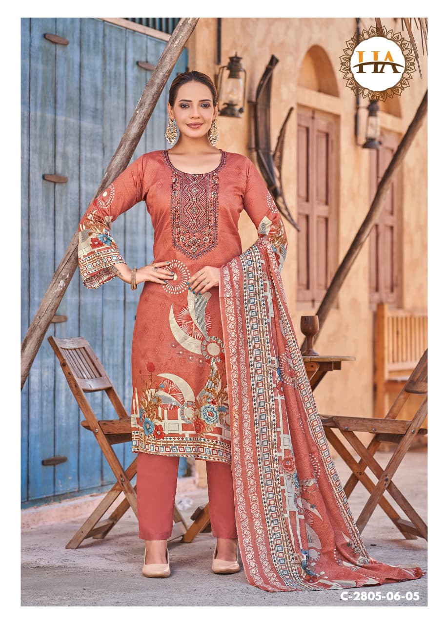 Soni Saloni Harshit Fashion Zam Cotton Karachi Salwar Suits Supplier Ahmedabad
