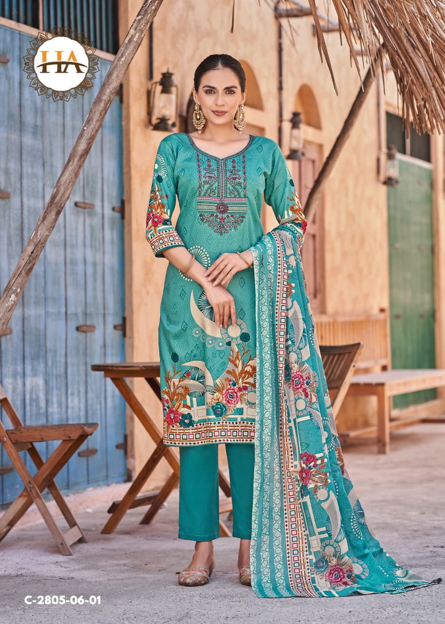 Soni Saloni Harshit Fashion Zam Cotton Karachi Salwar Suits Supplier Ahmedabad