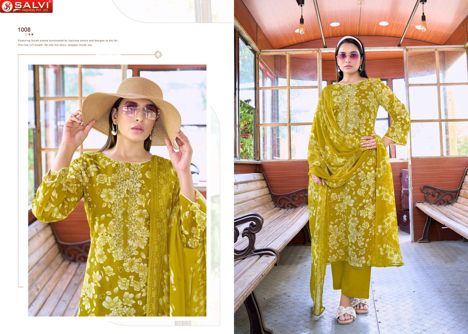 Soni Saloni Salvi Fashion Cotton Slub Pant Style Suits Supplier Gujarat