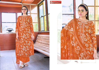 Soni Saloni Salvi Fashion Cotton Slub Pant Style Suits Supplier Gujarat