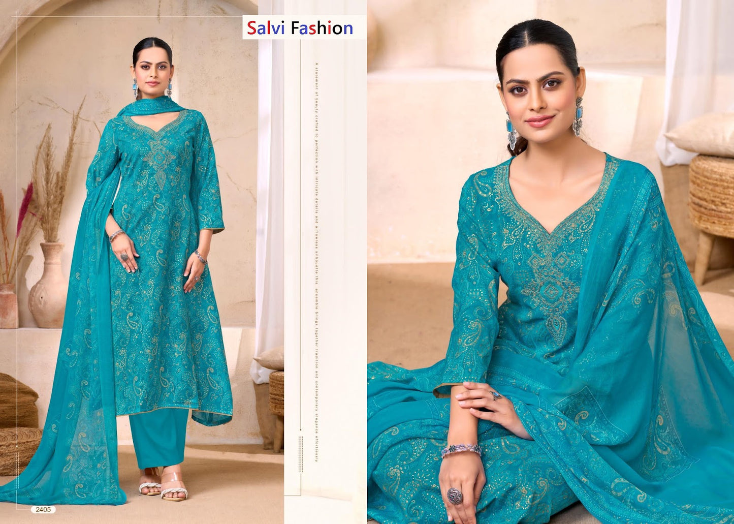 Soni Saloni Vol 24 Plus Salvi Fashion Cotton Pant Style Suits Supplier