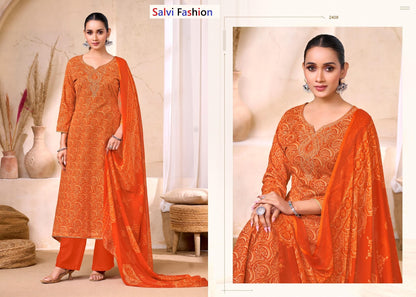 Soni Saloni Vol 24 Plus Salvi Fashion Cotton Pant Style Suits Supplier