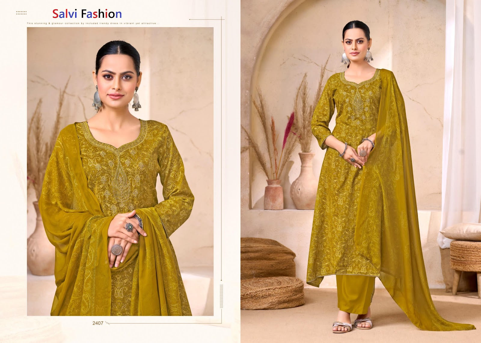 Soni Saloni Vol 24 Plus Salvi Fashion Cotton Pant Style Suits Supplier