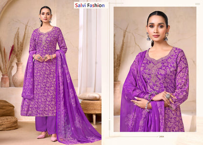 Soni Saloni Vol 24 Plus Salvi Fashion Cotton Pant Style Suits Supplier