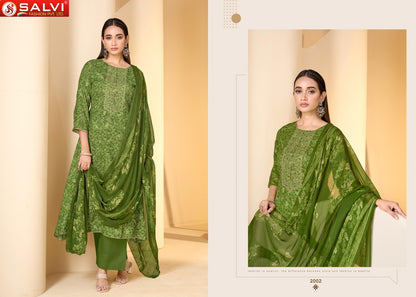 Soni Saloni Vol 2 Salvi Fashion Cotton Slub Pant Style Suits Supplier