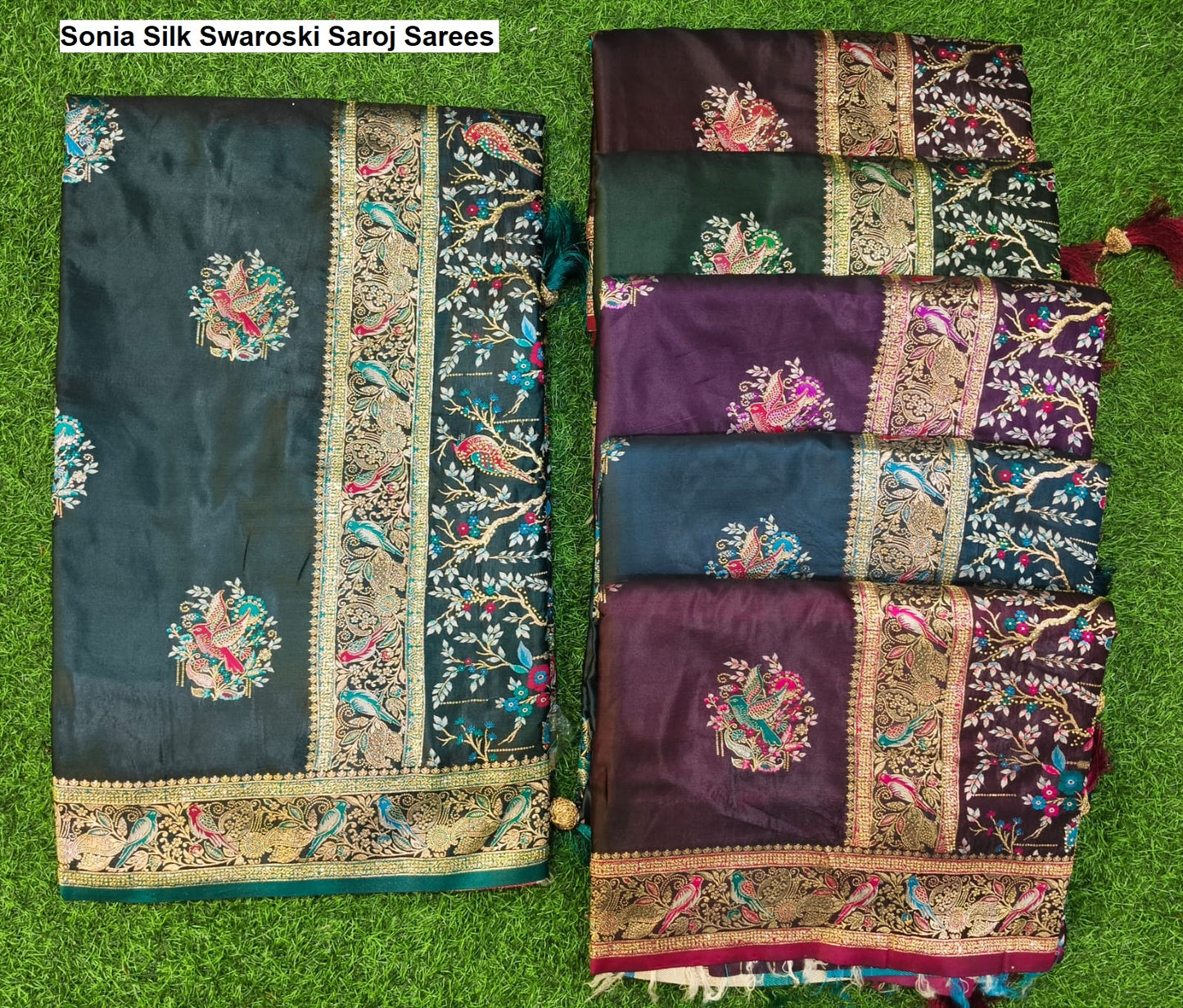 Sonia Silk Swaroski Saroj Sarees Supplier