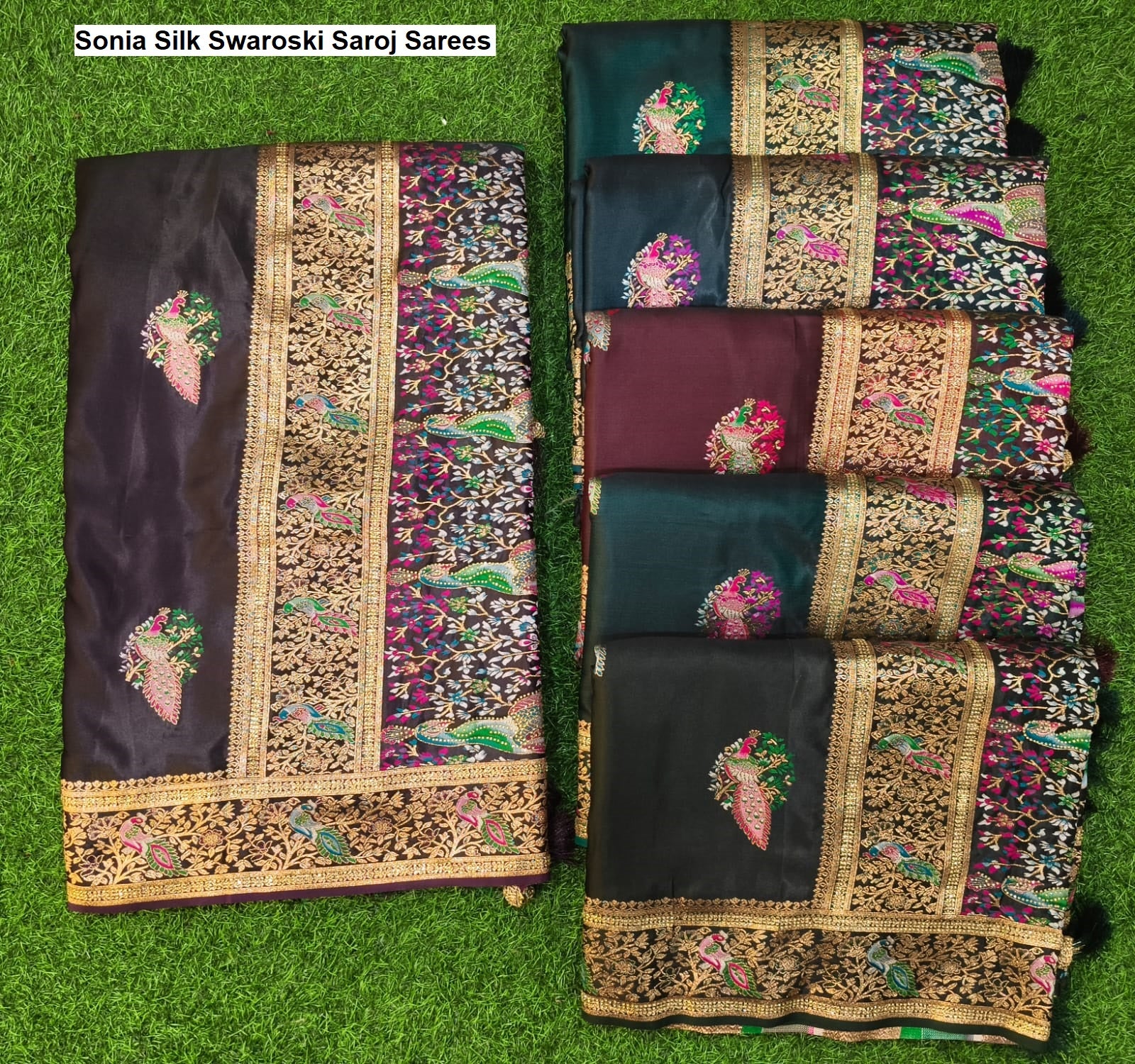 Sonia Silk Swaroski Saroj Sarees Supplier