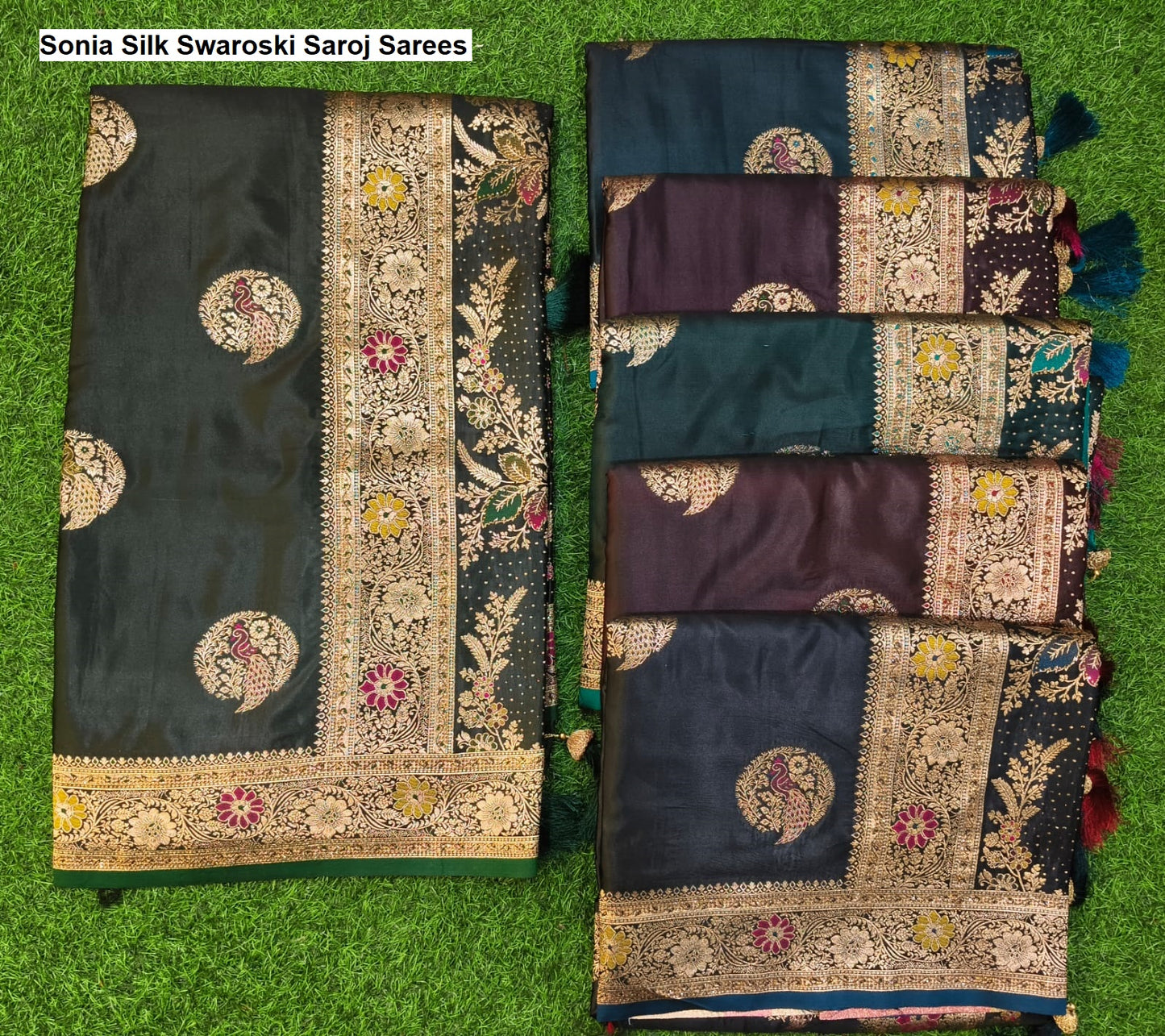 Sonia Silk Swaroski Saroj Sarees Supplier