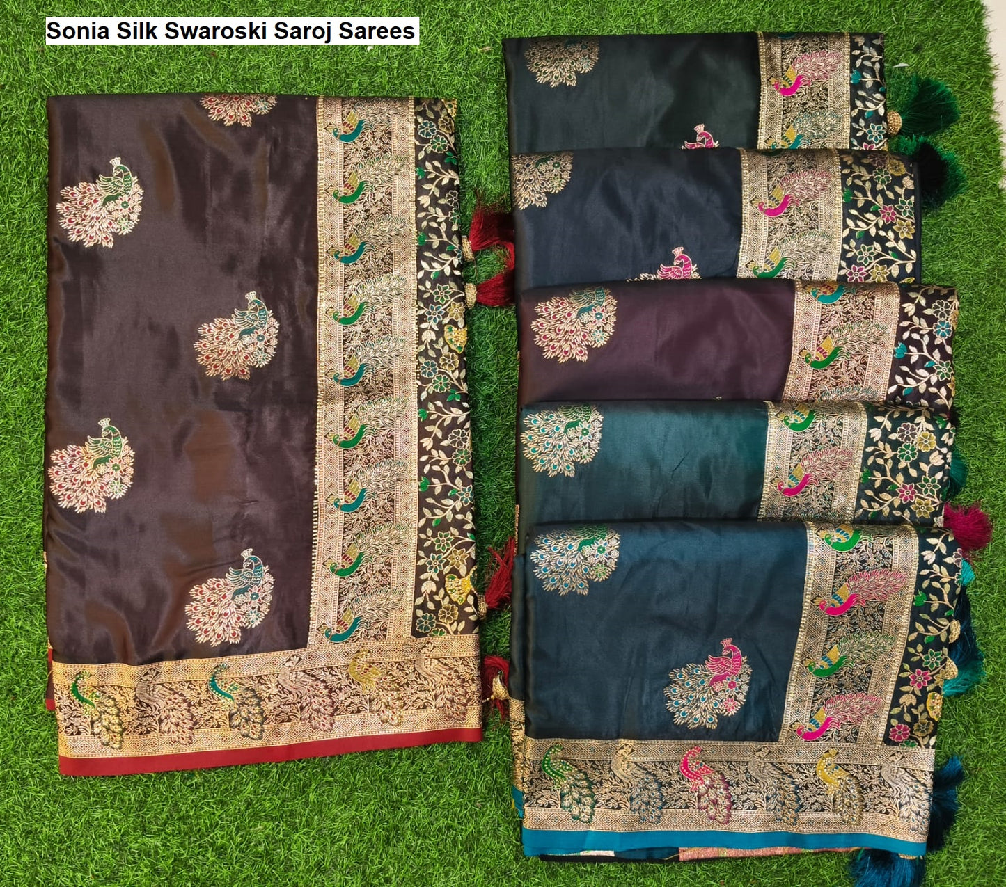 Sonia Silk Swaroski Saroj Sarees Supplier