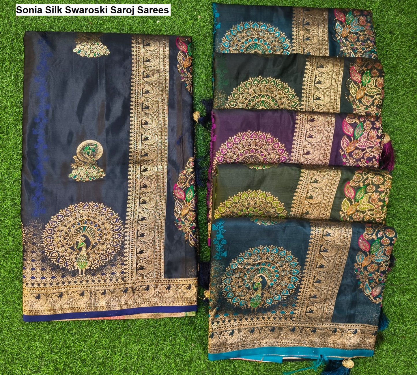 Sonia Silk Swaroski Saroj Sarees Supplier