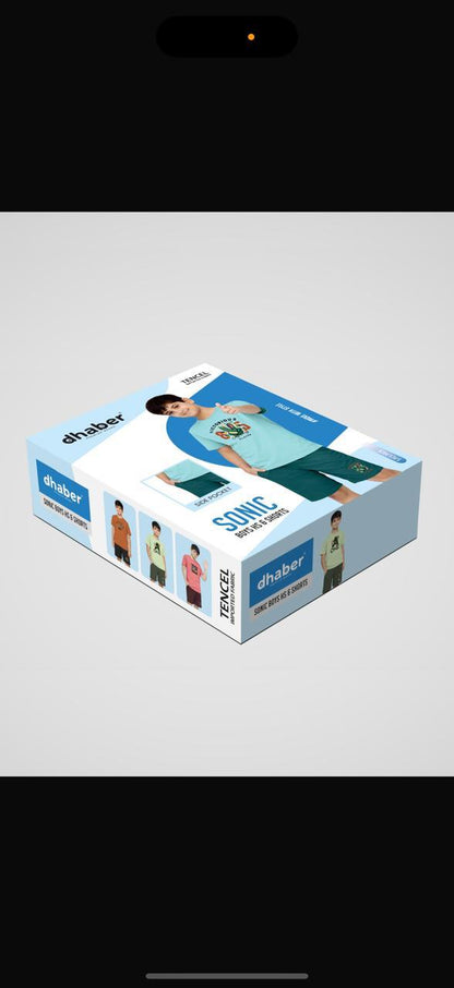 Sonic Dhaber Tencil Boys Shorts Set Wholesaler Ahmedabad
