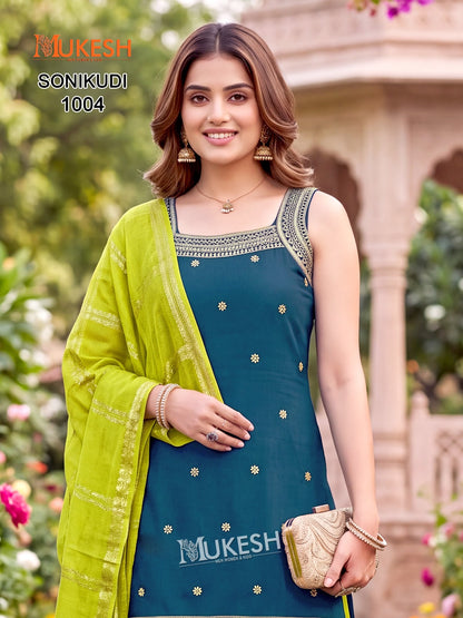 Sonikudi Mukesh Banwery Vertican Readymade Patiyala Suits Supplier India