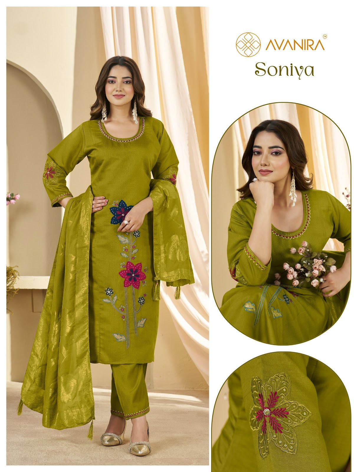 Soniya Avanira Vatican Readymade Pant Style Suits Wholesale Rate