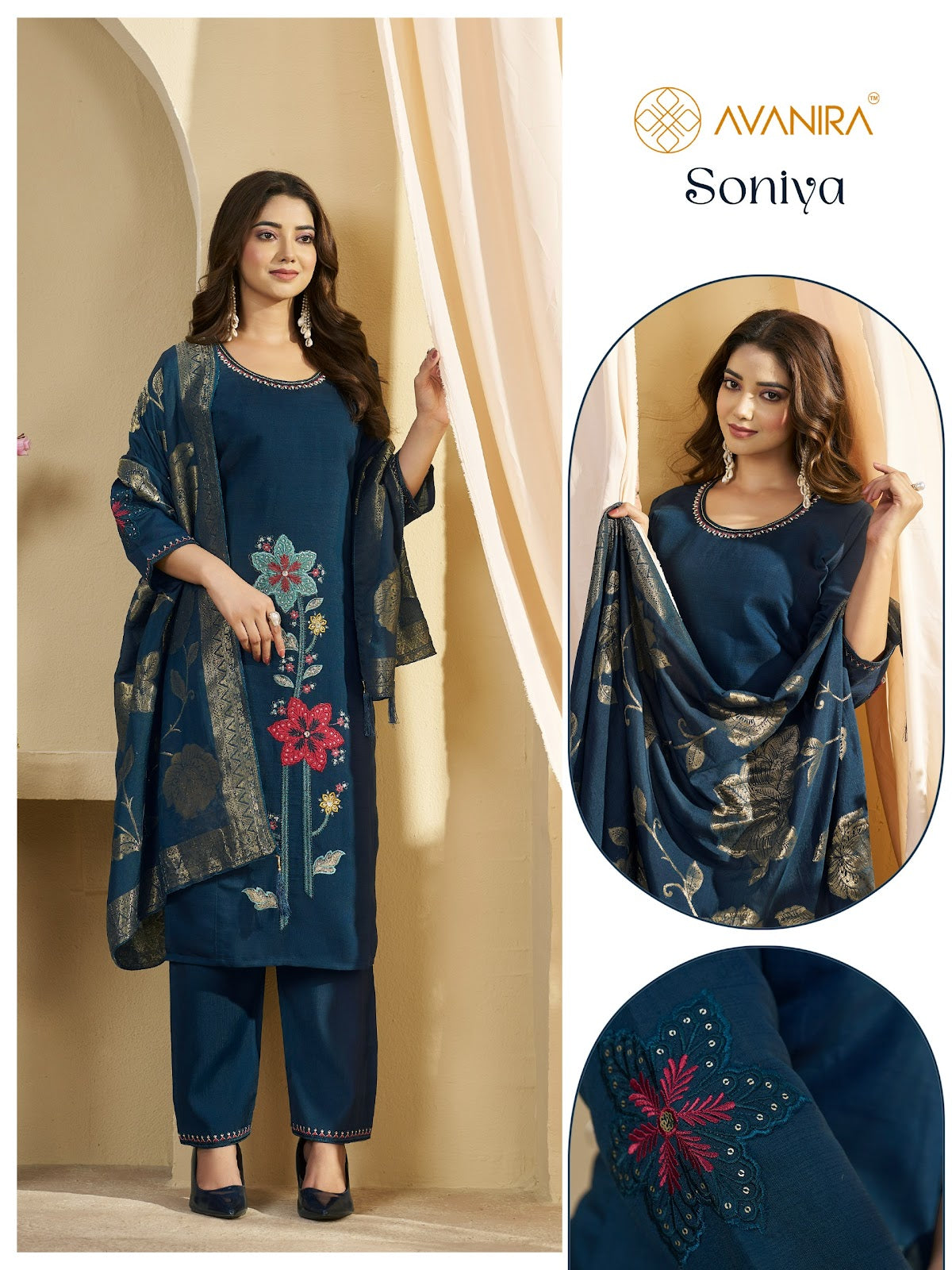Soniya Avanira Vatican Readymade Pant Style Suits Wholesale Rate