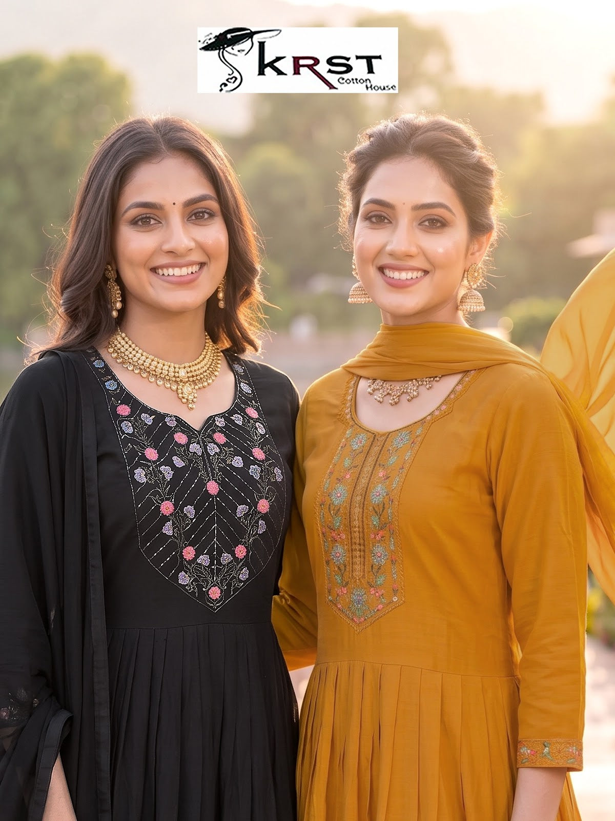 Soniya Vol 1 Krst Reyon Readymade Anarkali Suits Exporter Ahmedabad