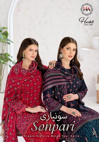 Sonpari Harshit Fashion Viscose Reyon Karachi Salwar Suits Exporter Ahmedabad