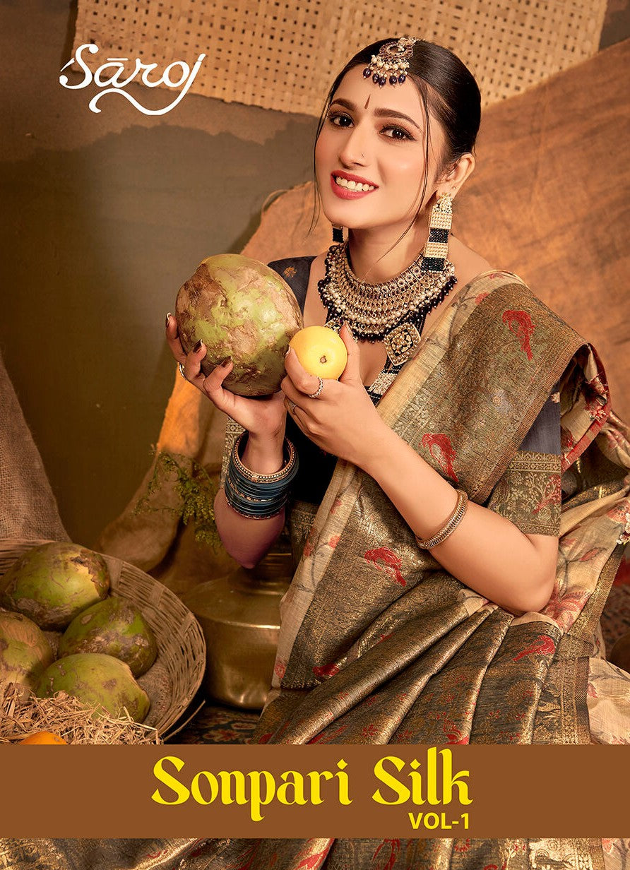 Sonpari Silk Vol 1 Saroj Sarees Exporter India
