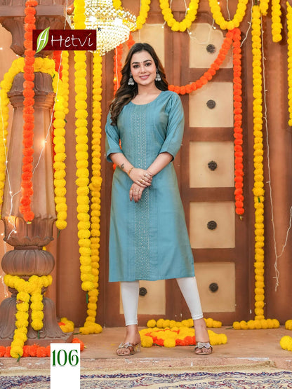 Sonu Hetvi Gadwal Straight Cut Kurtis Exporter