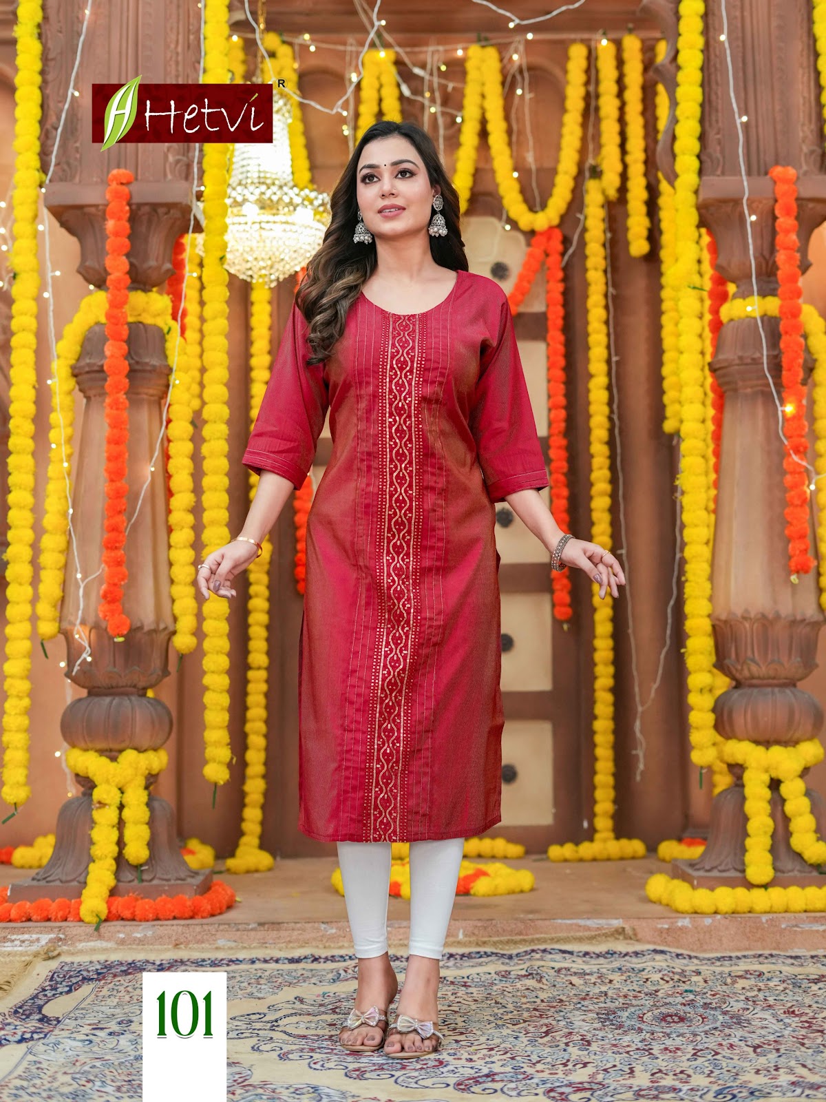Sonu Hetvi Gadwal Straight Cut Kurtis Exporter