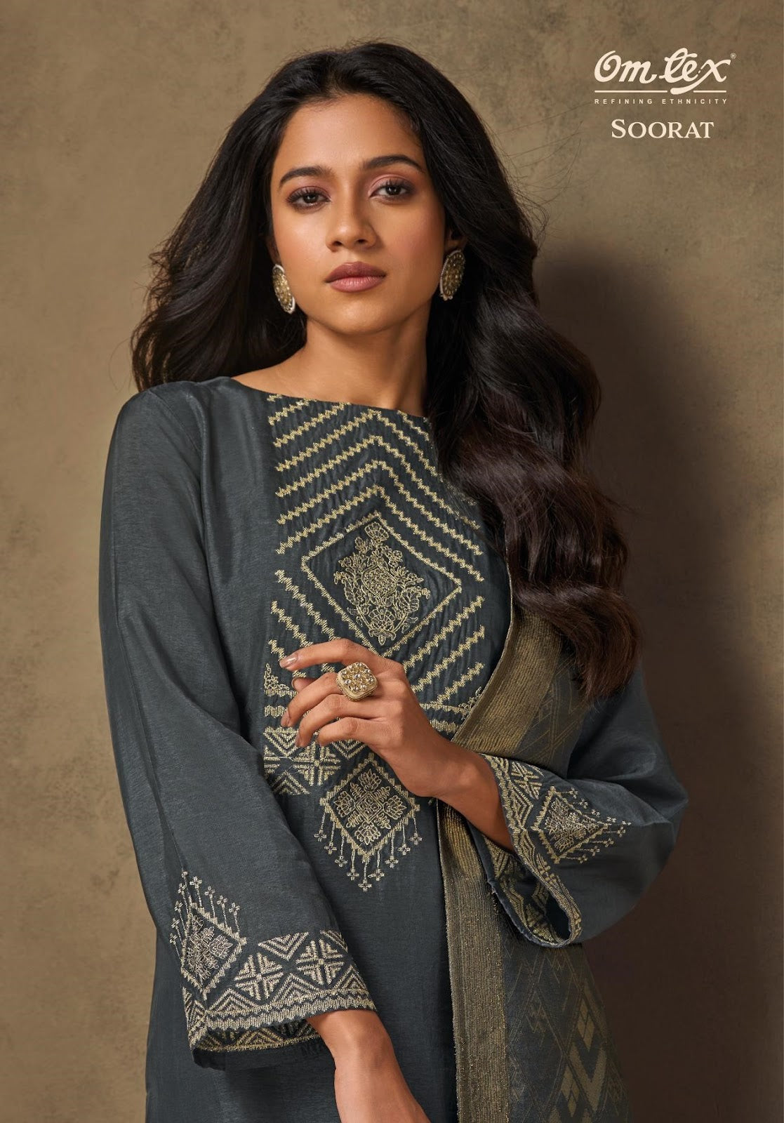 Soorat Omtex Silk Pant Style Suits Supplier