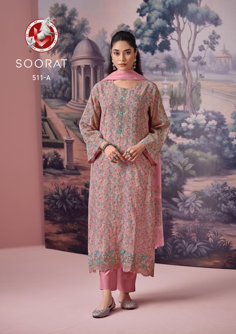 Soorat Vivek Pant Style Suits Wholesale Price