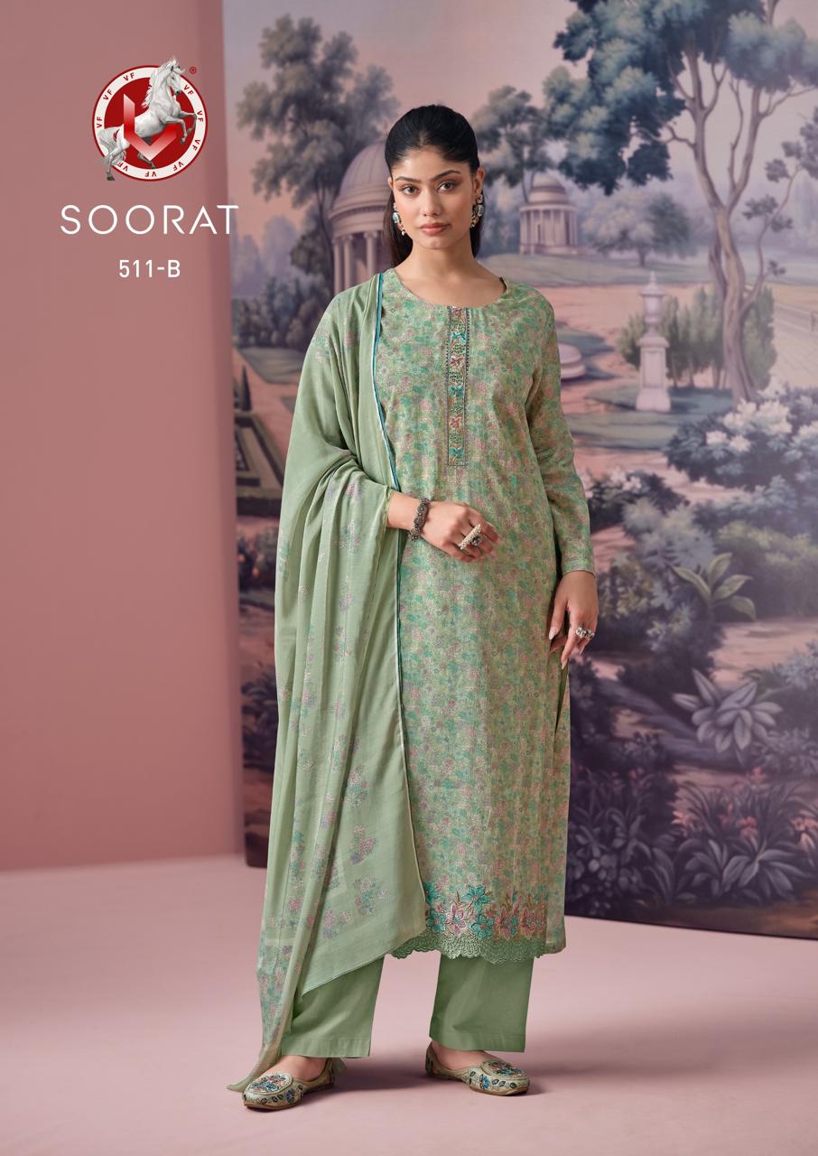 Soorat Vivek Pant Style Suits Wholesale Price