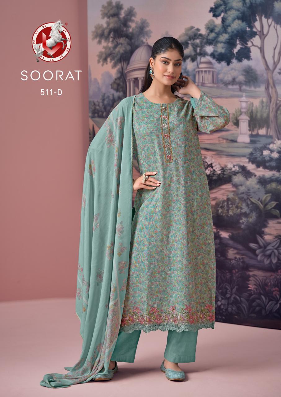 Soorat Vivek Pant Style Suits Wholesale Price