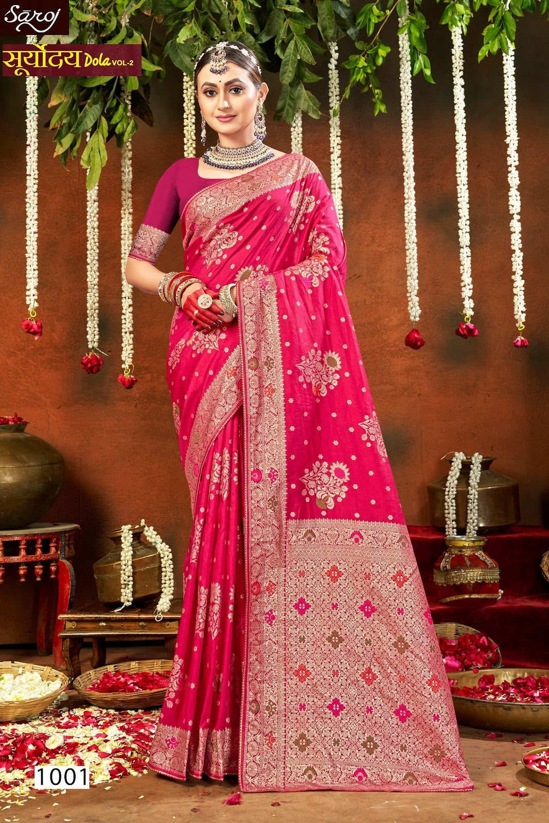 Sooryoday Dola Vol 2 Saroj Soft Dola Sarees Exporter India