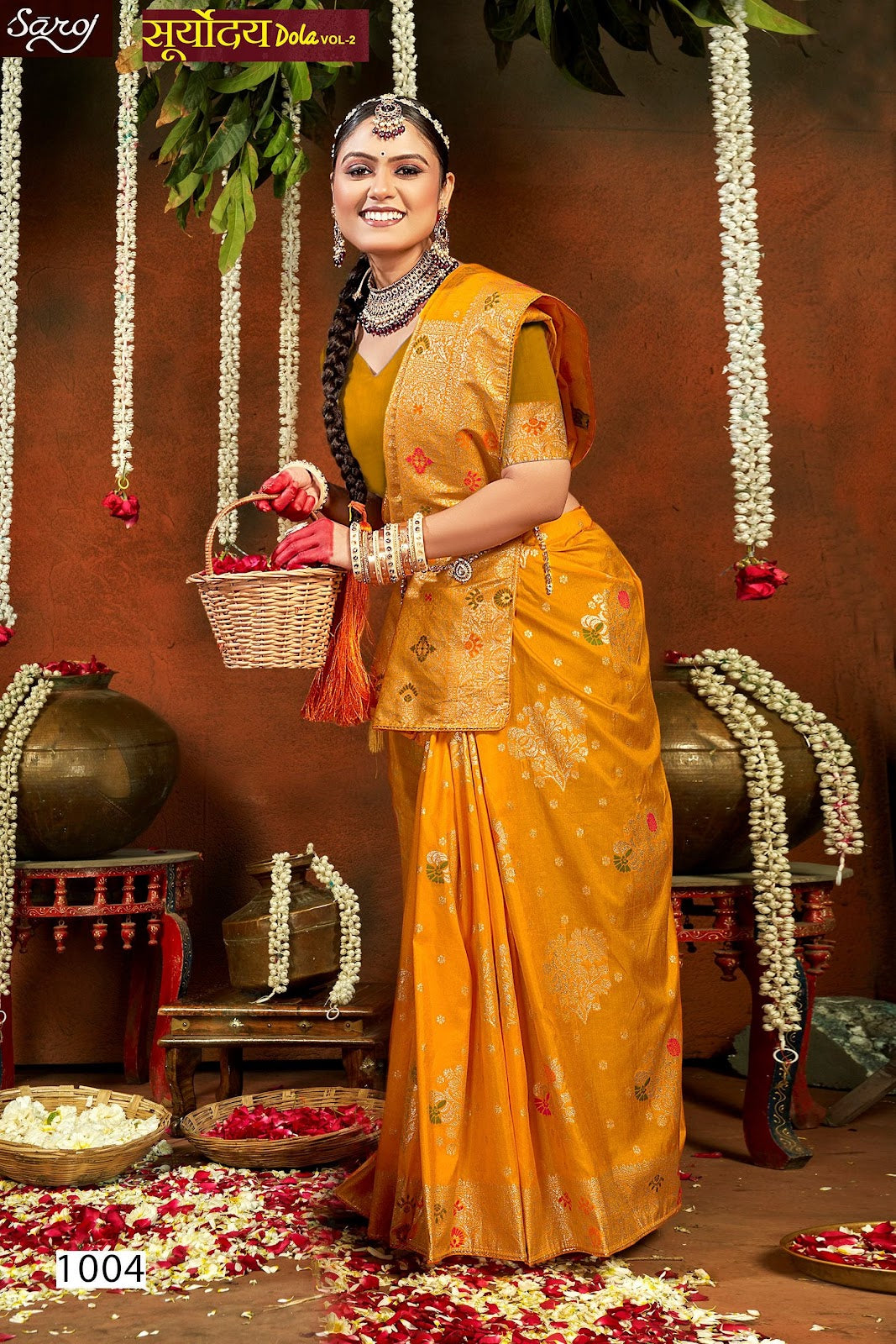 Sooryoday Dola Vol 2 Saroj Soft Dola Sarees Exporter India