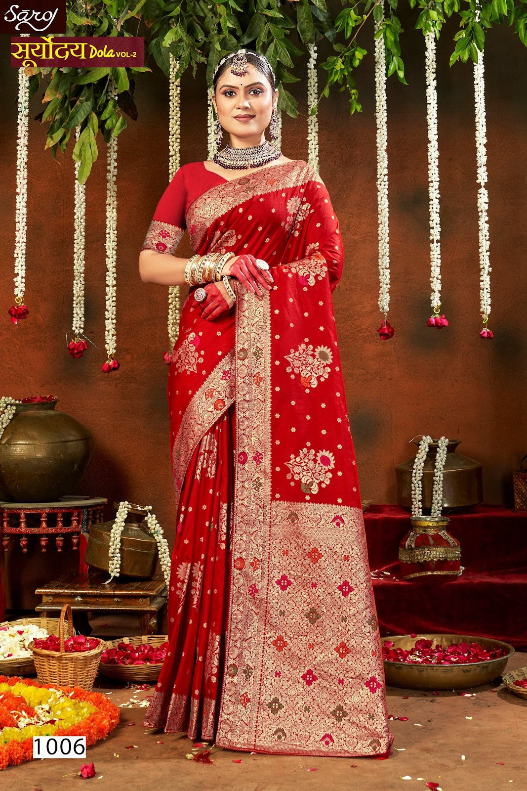 Sooryoday Dola Vol 2 Saroj Soft Dola Sarees Exporter India