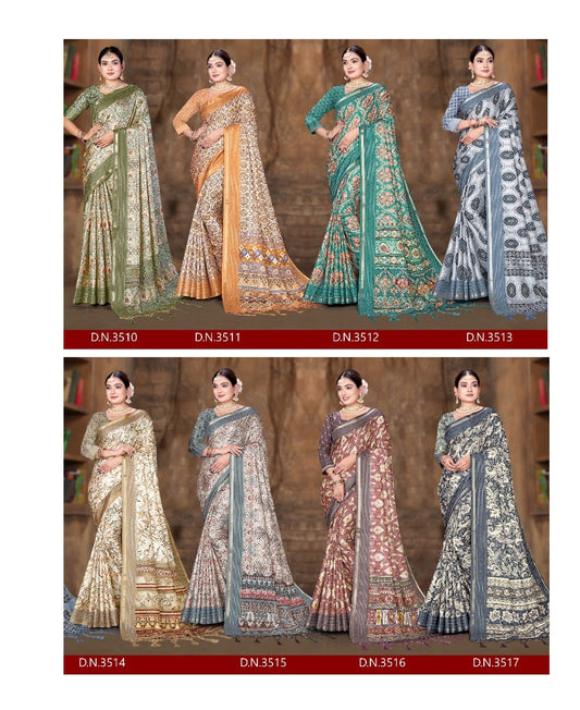 Sopaan Stylewell Digital Print Sarees Exporter Ahmedabad
