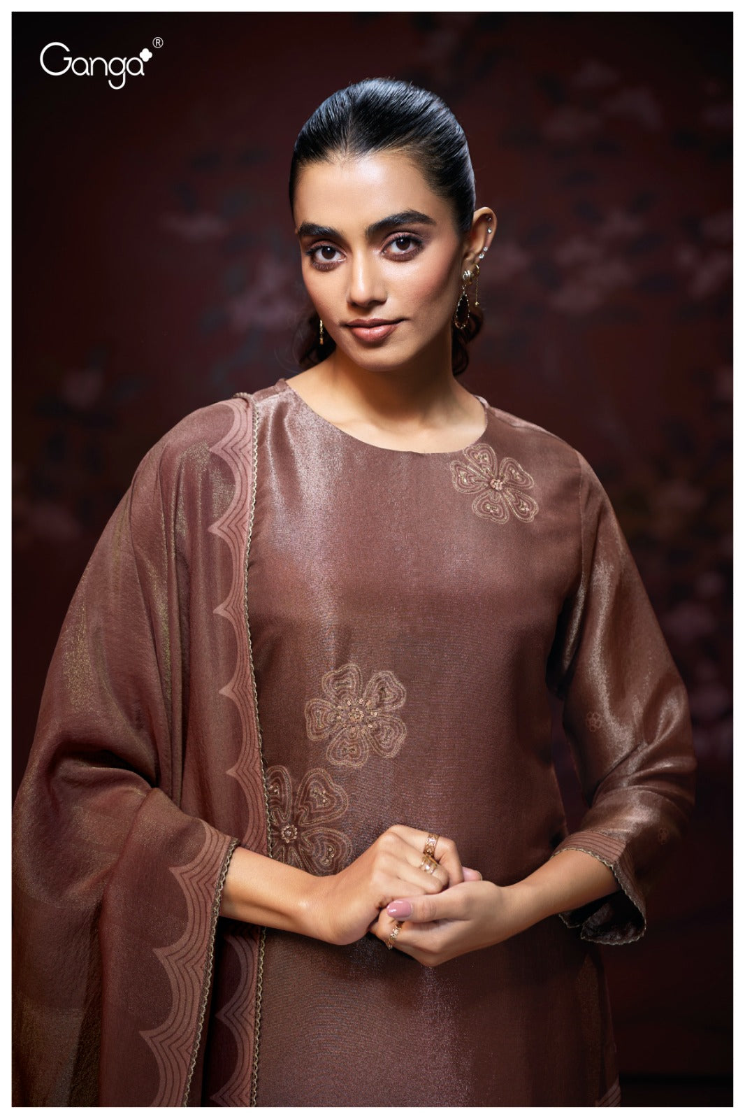 Sophia 3131 Ganga Premium Bemberg Plazzo Style Suits Wholesale Rate