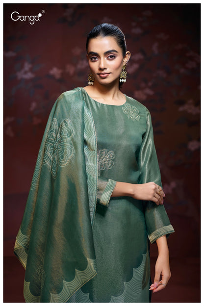 Sophia 3131 Ganga Premium Bemberg Plazzo Style Suits Wholesale Rate