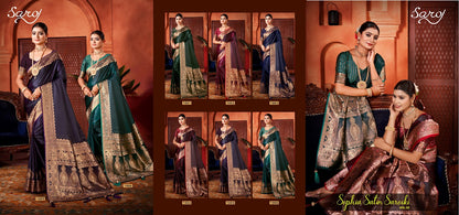 Sophia Satin Saroski Saroj Sarees Wholesale Price