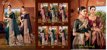 Sophia Satin Saroski Saroj Sarees Wholesale Price