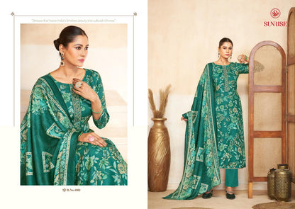 Sophia Vol 4 Sunrise Viscose Pashmina Suits Exporter India